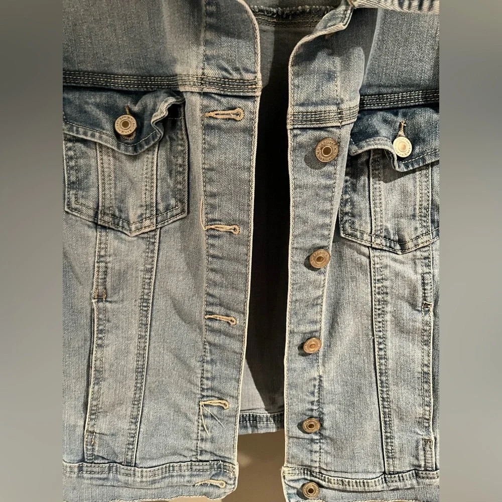 Artisan Ny Women's Classic Blue Jean Jacket size large - Picture 2 of 6